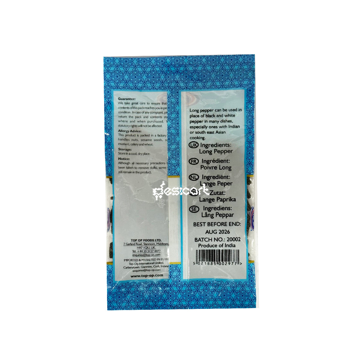 TOP OP LINDI PEPPERS 50G