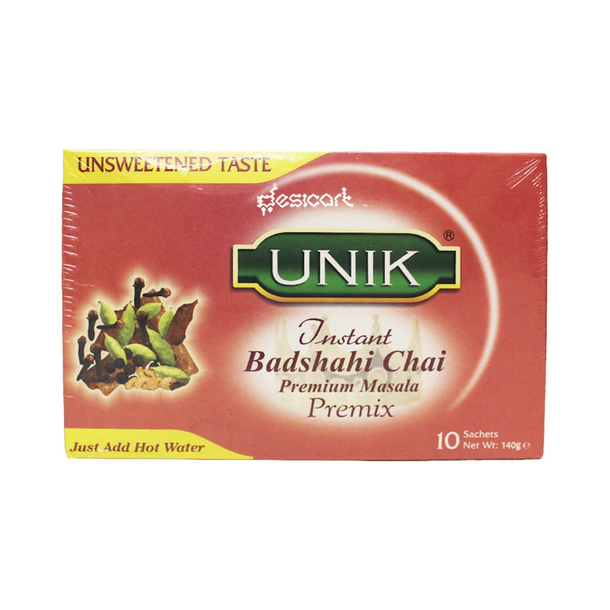 UNIK BADSHAHI CHAI(UNSWEET) 10'S 140G