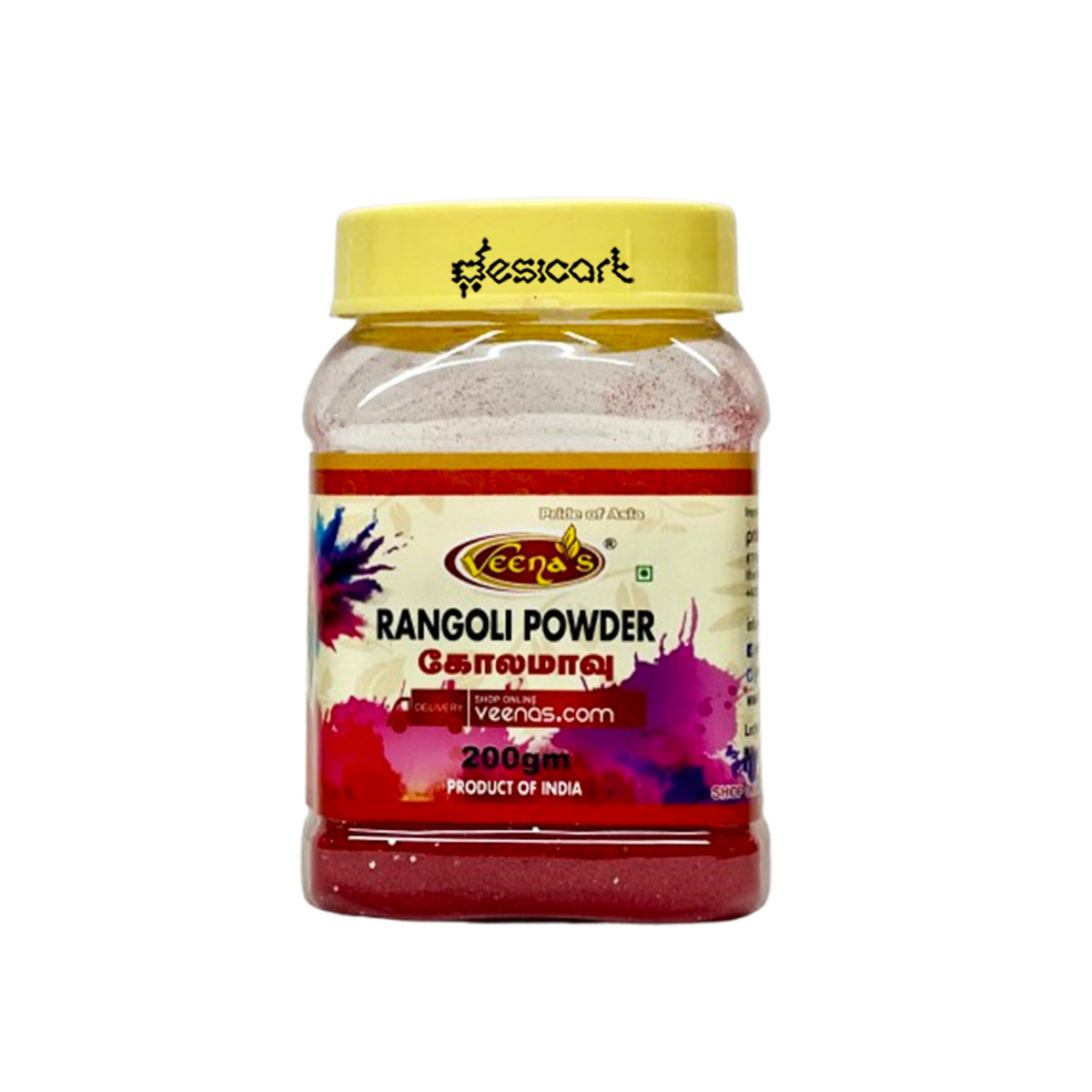 VEENA'S RANGOLI POWDER (BROWN COLOUR)200G