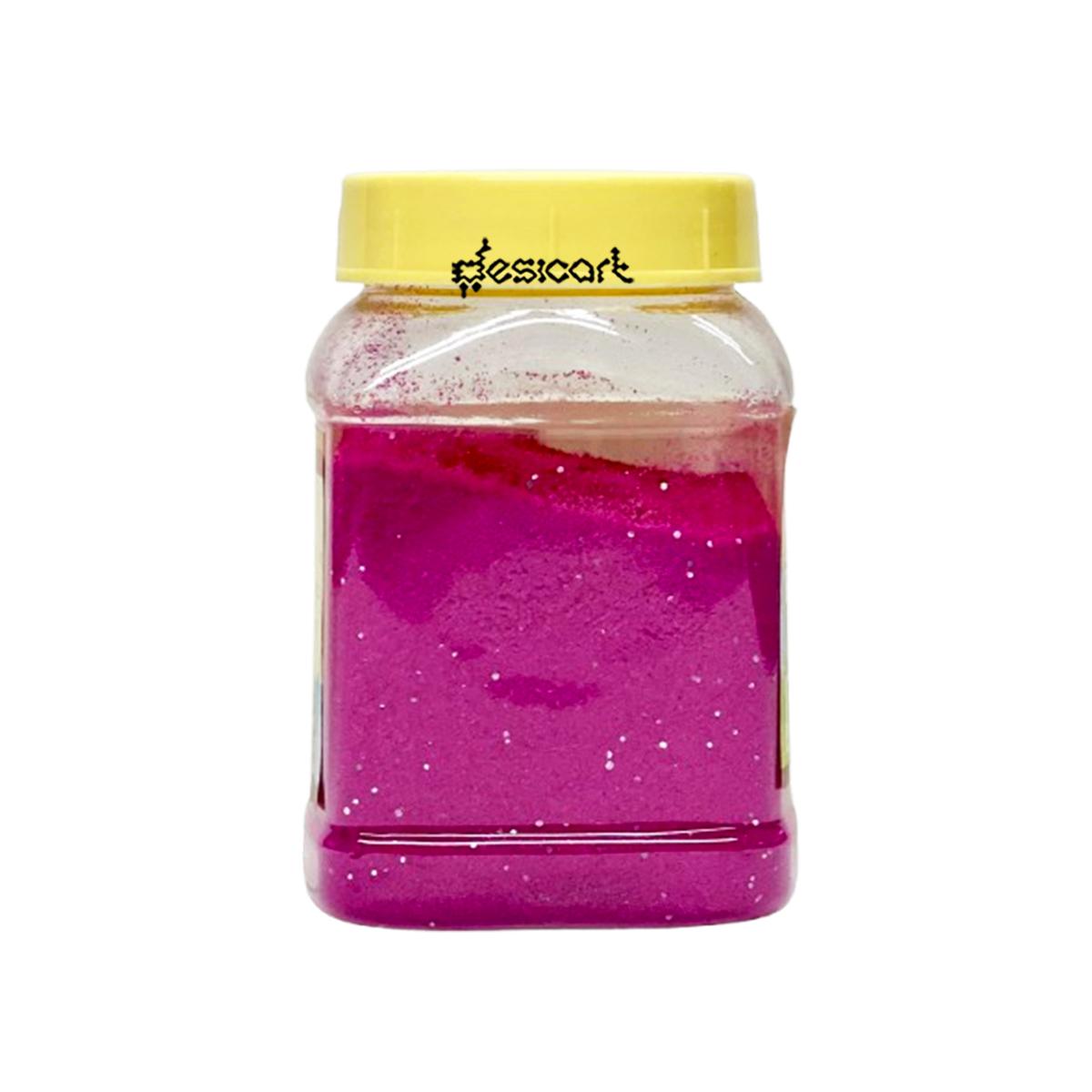VEENA'S RANGOLI POWDER(DARK PINK COLOUR)200G