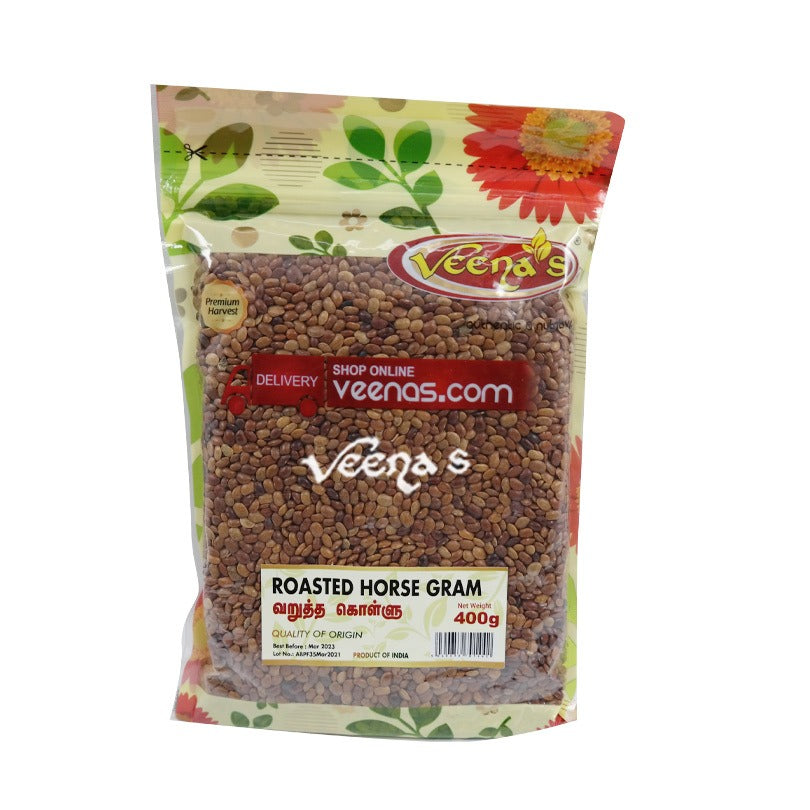 Veena’s Roasted Horsegram (Kollu) 400g