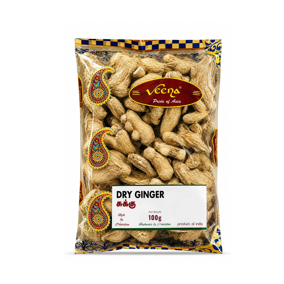 Buy Veena's Dry Ginger 100g at Desicart.co.uk - Online Indian Grocery Store UK