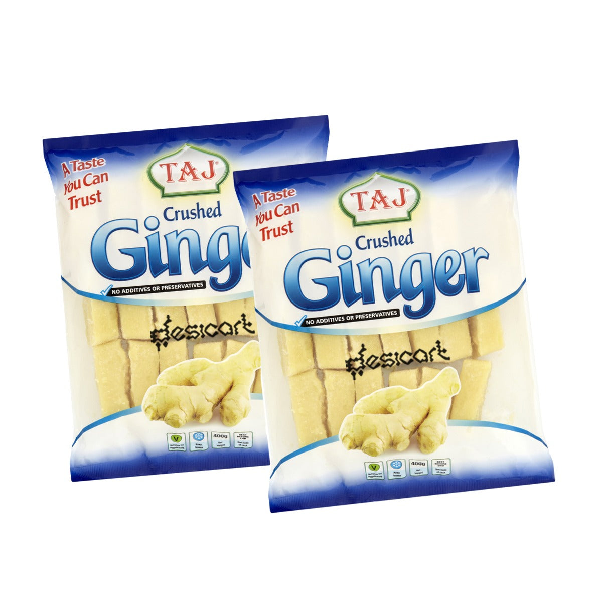 Taj Crushed Ginger (Pack of 2)400g