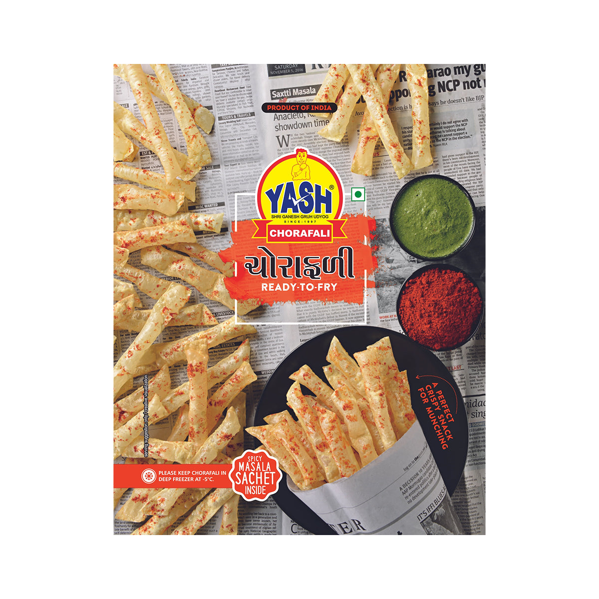 Buy Yash Chorafali 200g at Desicart.co.uk - Online Indian Grocery Store UK