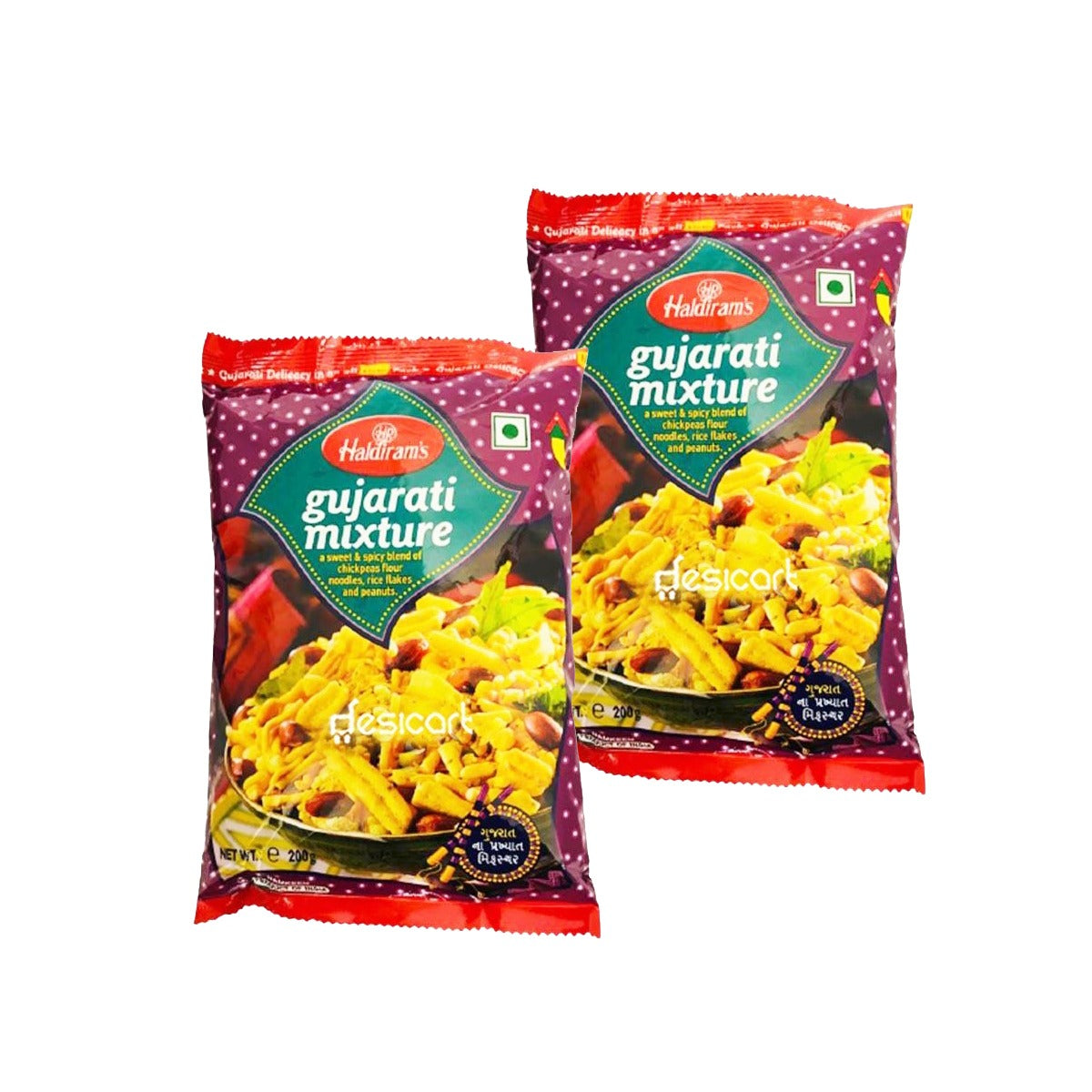 HALDIRAM'S GUJARATI MIXTURE 200G (PACK OF 2)