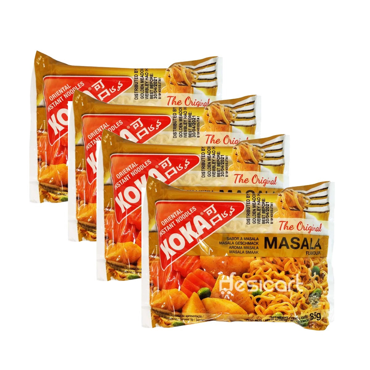 KOKA NOODLES MASALA FLAVOUR 85G(PACK OF 4)