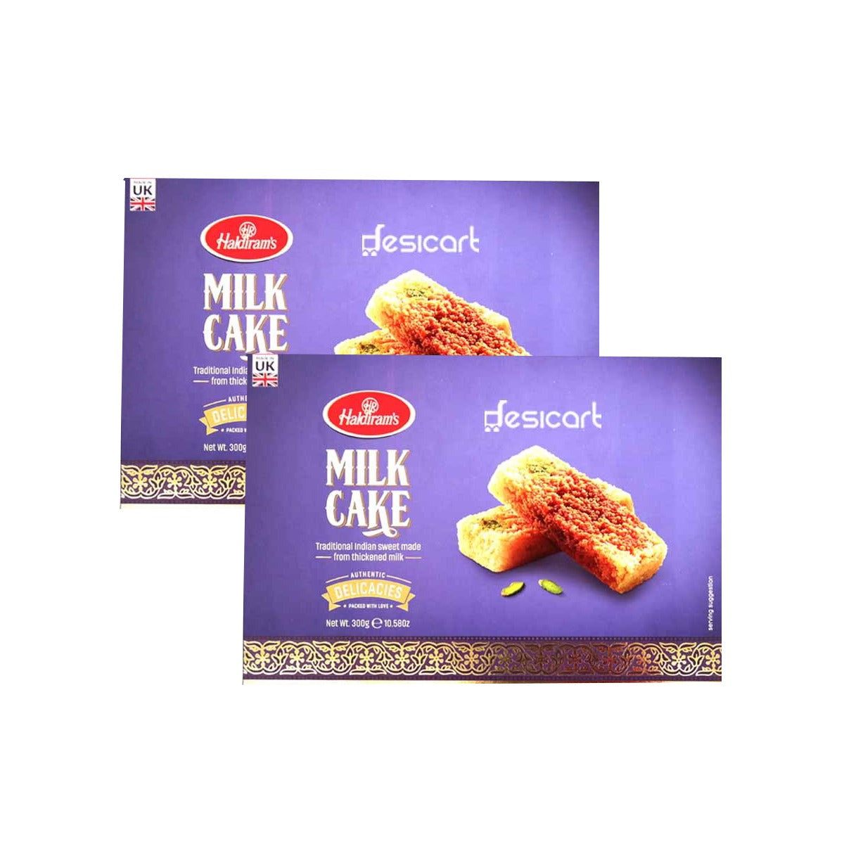 HALDIRAM'S MILK CAKE 300G (PACK OF 2)