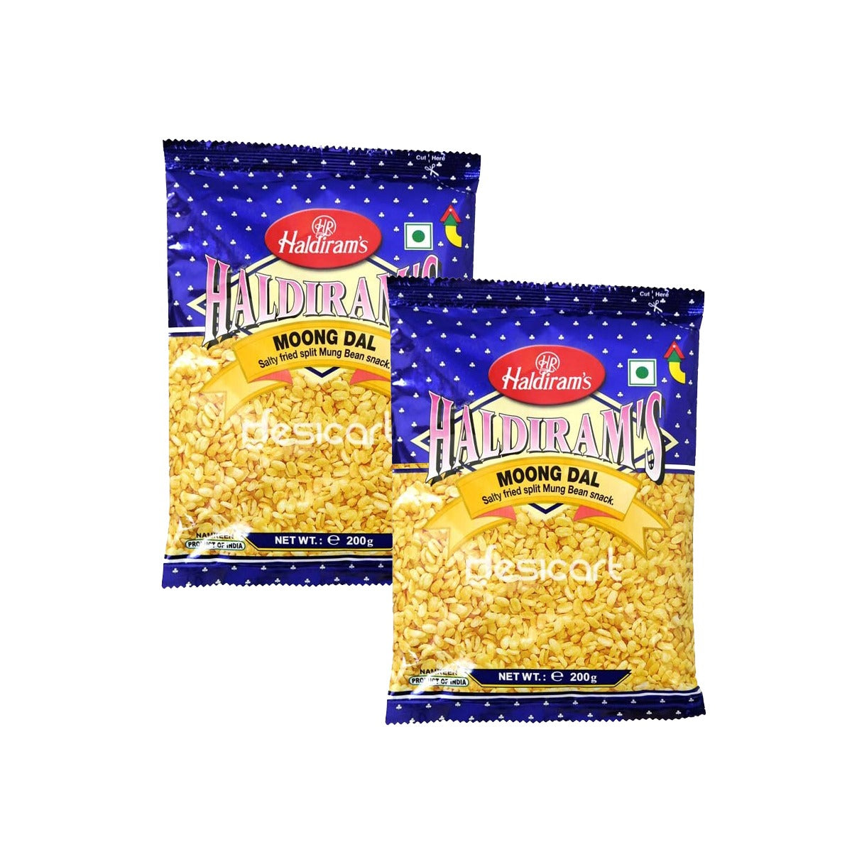 HALDIRAM'S MOONG DAL 200G (PACK OF 2)