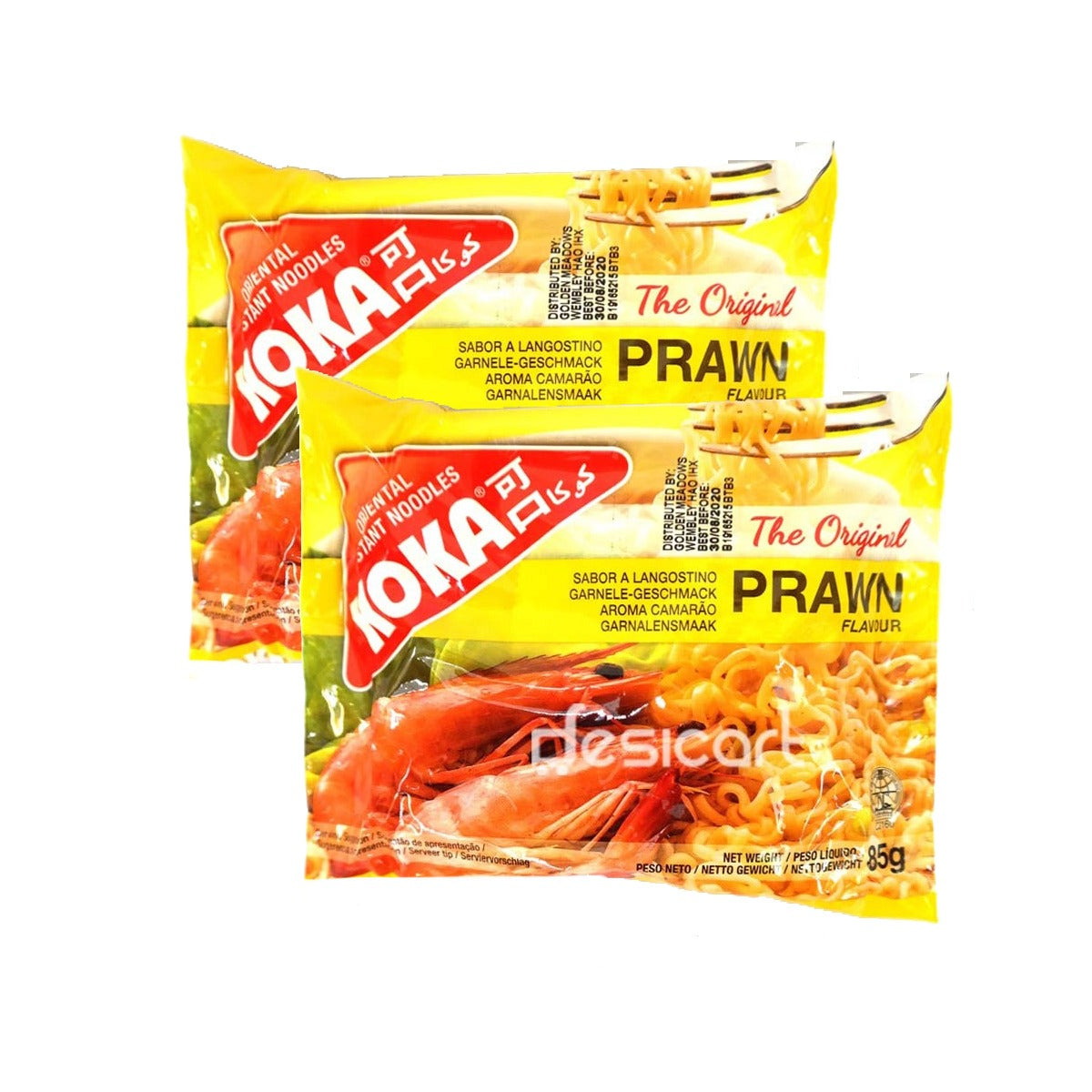 KOKA NOODLES PRAWN FLAVOUR 85G (PACK OF 2)
