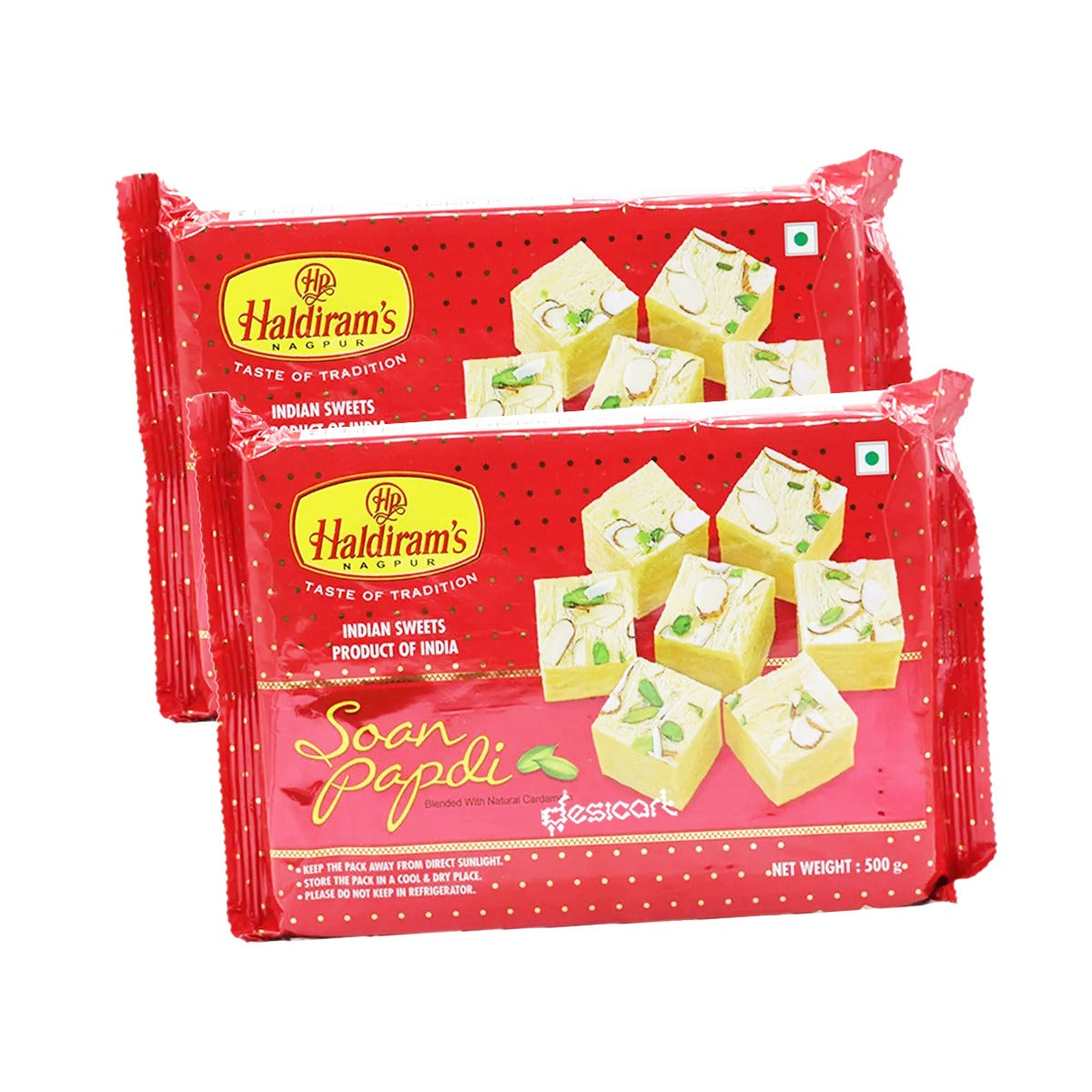 HALDIRAM'S SOAN PAPDI 500G (PACK OF 2)