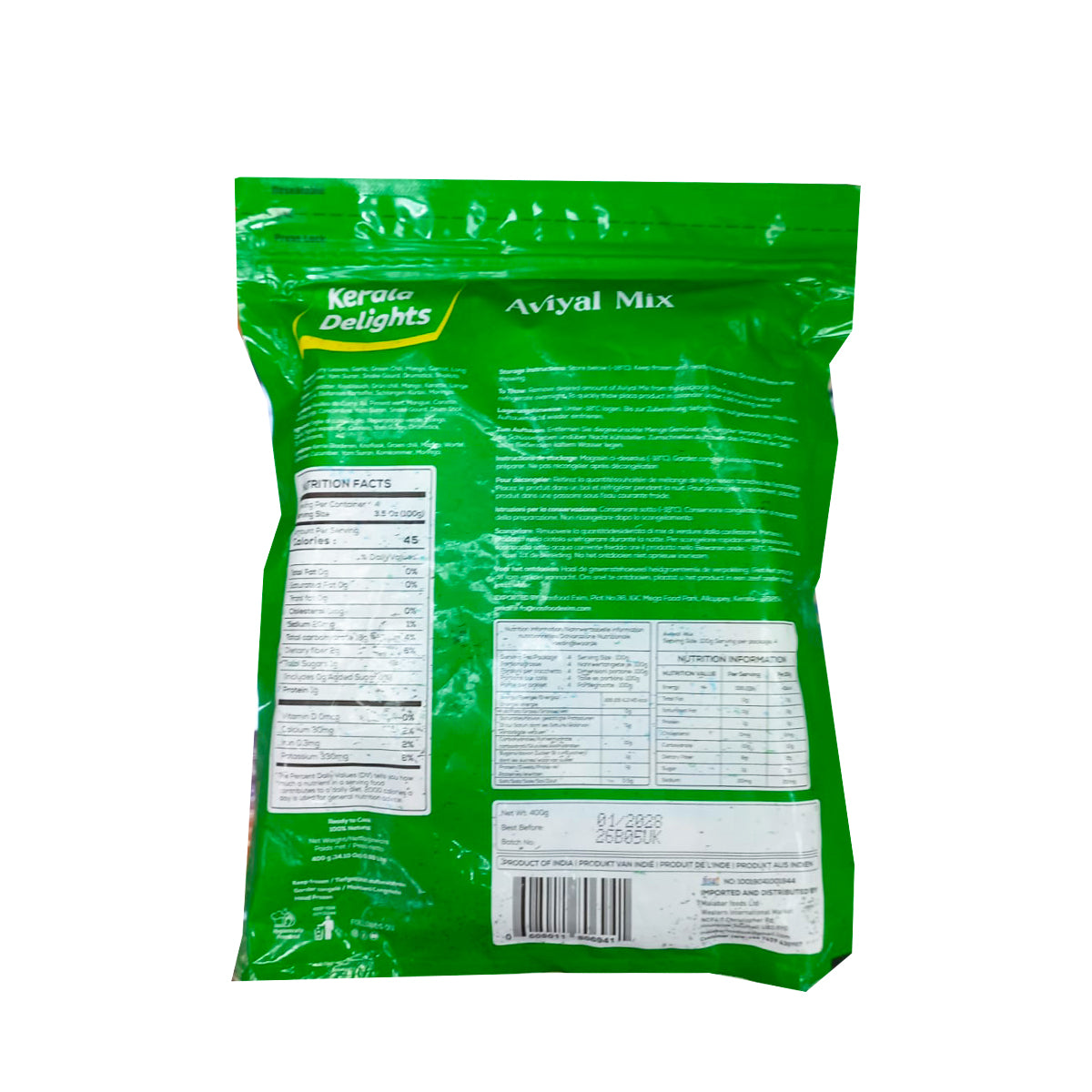 KERALA DELIGHTS AVIYAL MIX 400G