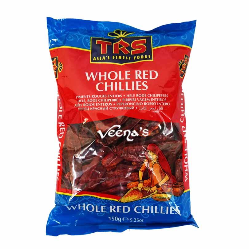 TRS WHOLE RED CHILLIES 150G