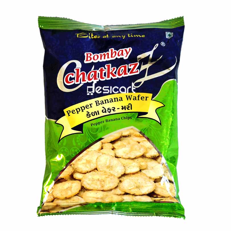 BOMBAY CHATKAZ PEPPER BANANA WAFER 200G