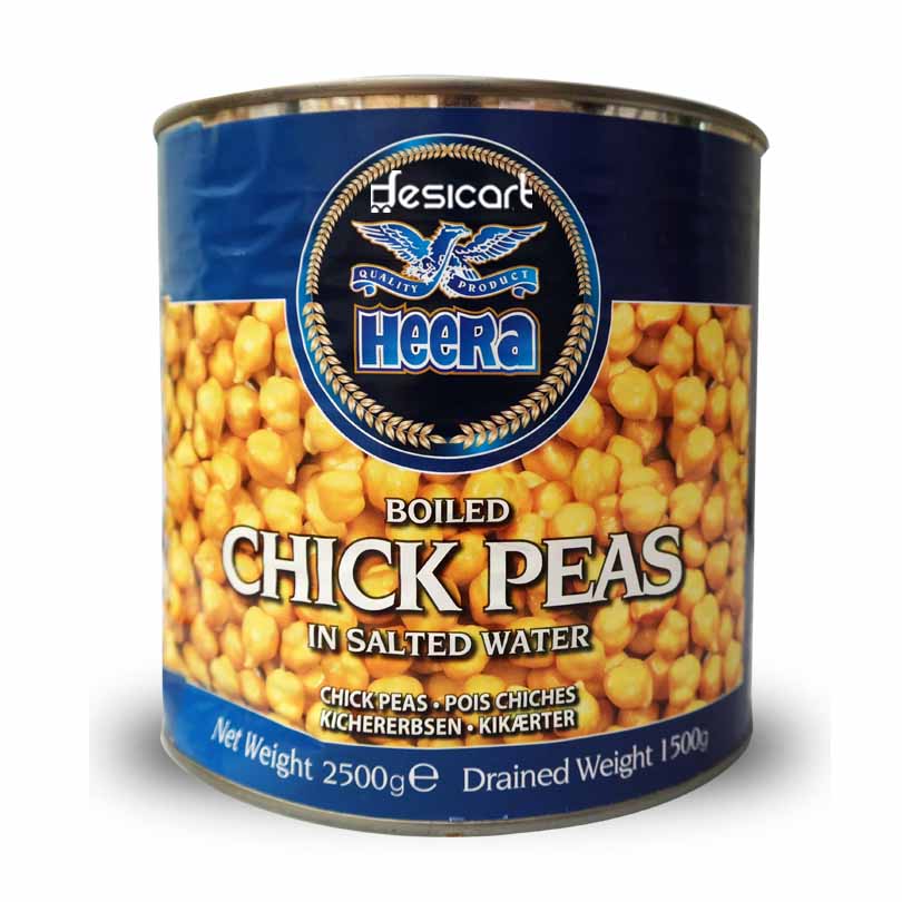 Heera Boiled Chick Peas In Salted Water 2.5kg