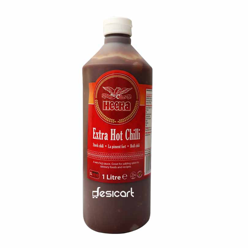 HEERA CHILLI SAUCE (EXTRA HOT) 1LTR