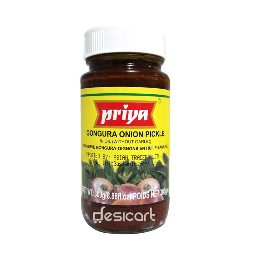 PRIYA GONGURA ONION PICKLE 300G