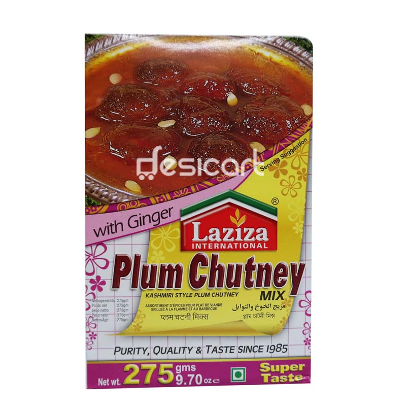 LAZIZA PLUM CHUTNEY MIX-275g