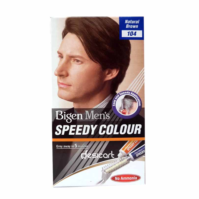 Bigen Men's Speedy Color 104 Natural Brown