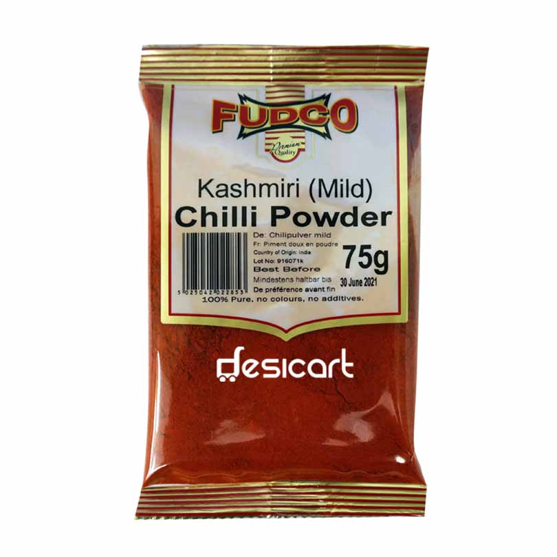 FUDCO KASHMIRI CHILLI POWDER(MILD) 75G