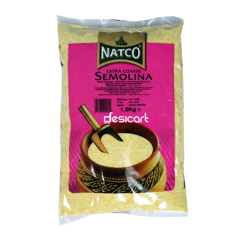 NATCO SEMOLINA EX COARSE 1.5KG