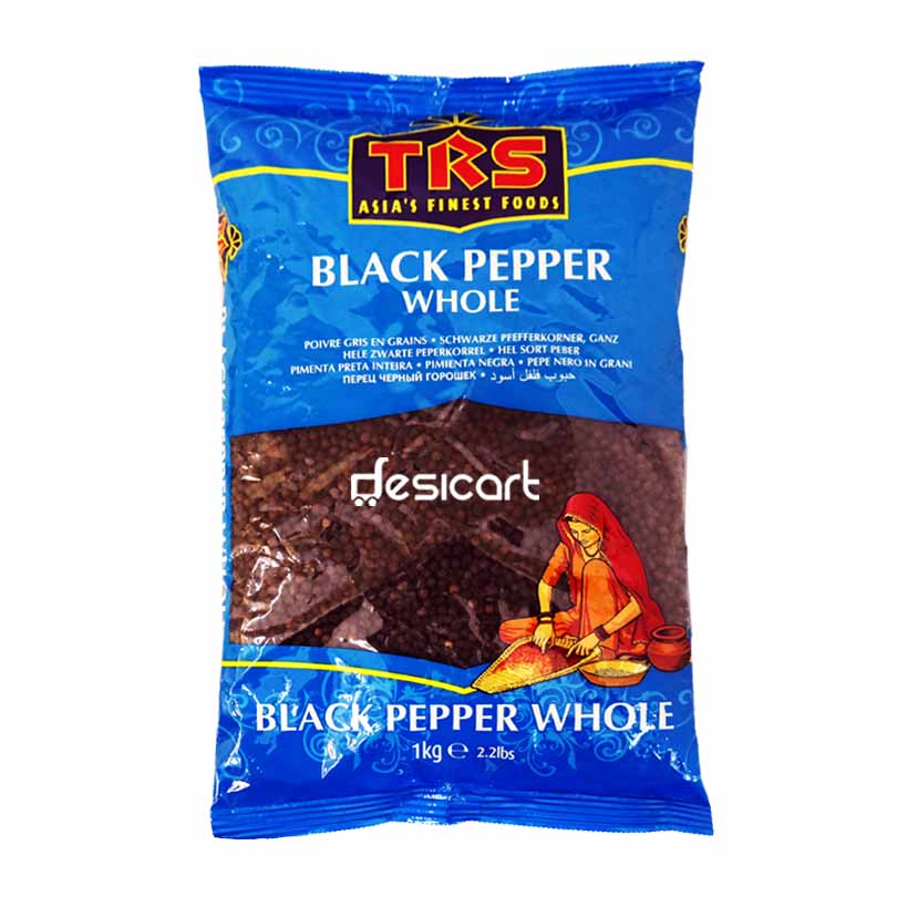 TRS BLACK PEPPER WHOLE 1KG