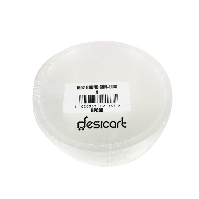 UDL 16OZ ROUND CONTAINERS + LIDS (RPC83)