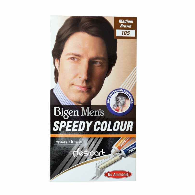 Bigen Men's Speedy Colour Medium Brown 105