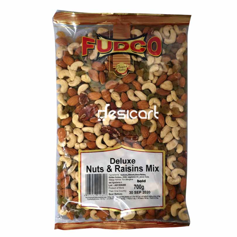 FUDCO DELUX NUTS & RAISINS MIX 700G
