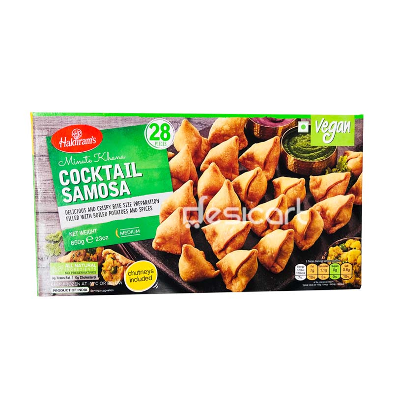 Haldiram's Cocktail Samosa 28Pcs 650g