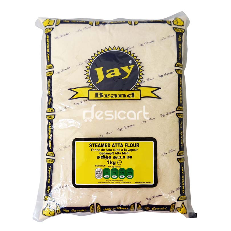 JAY BRAND STEAMED ATTA FLOUR 1KG