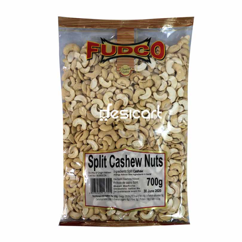 FUDCO CASHEW NUTS SPLITS 700G