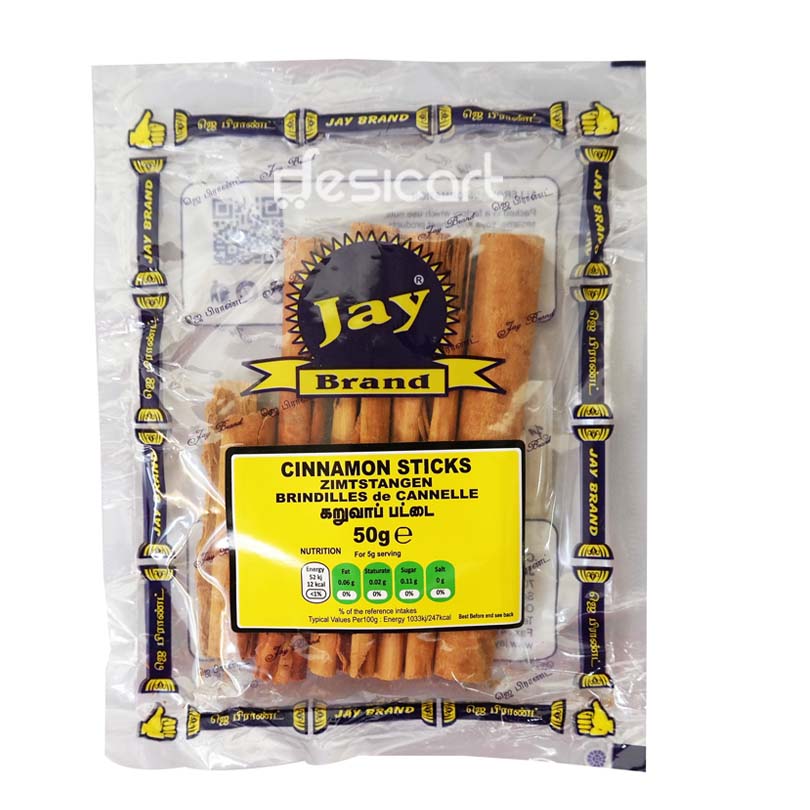 Jay Brand Cinnamon Sticks 50g