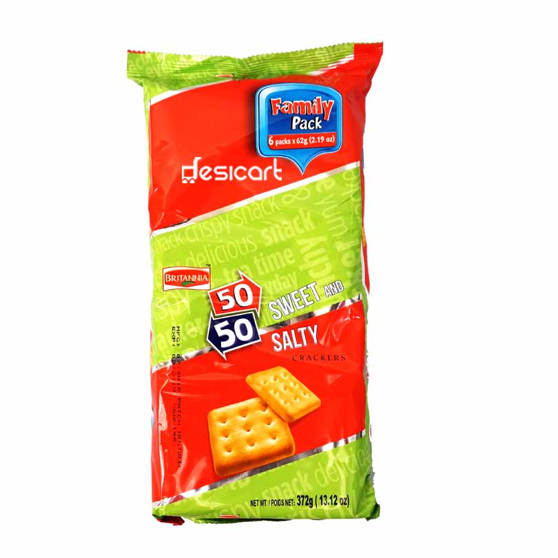 BRITANNIA 50 50 FAMILY PACK 372G