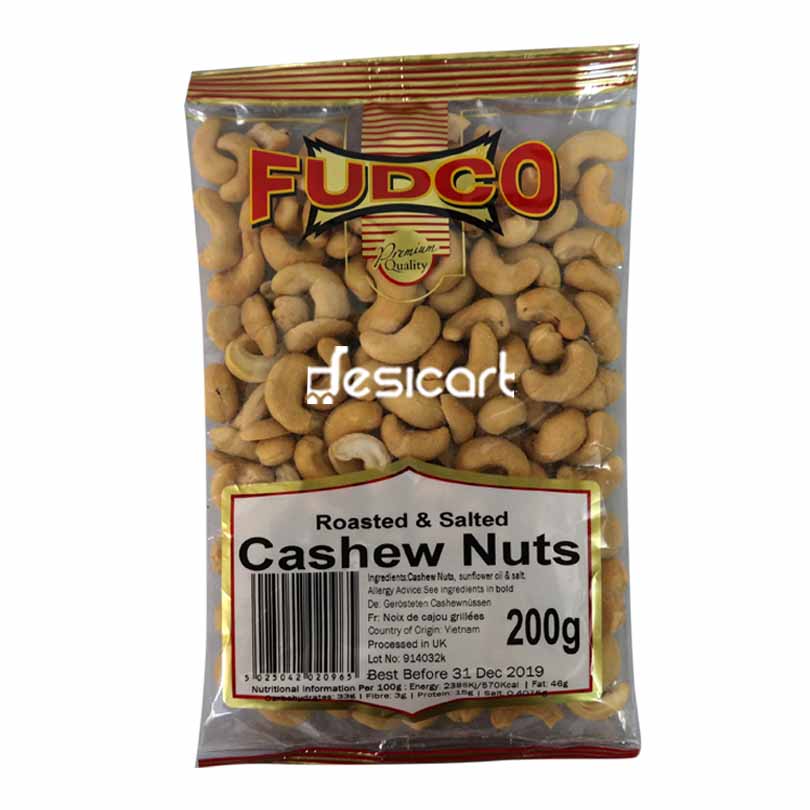 FUDCO CASHEW ROASTED SALTED 200G