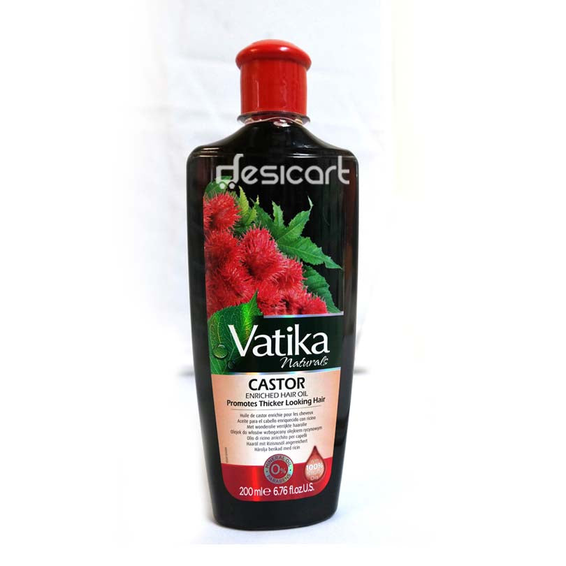DABUR VATIKA HAIR OILCASTOR 200ML