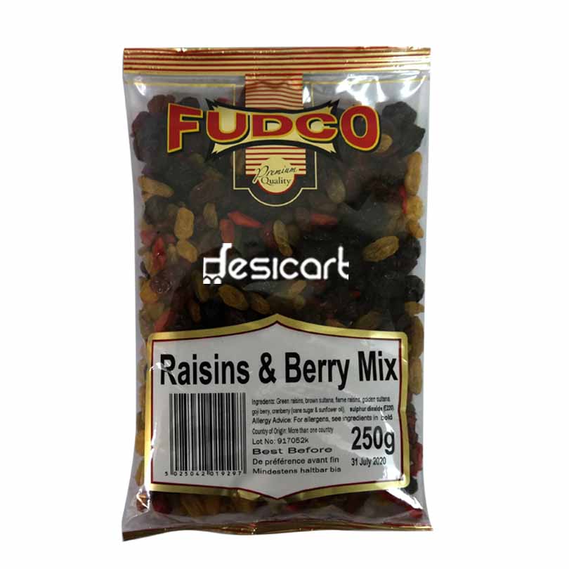 FUDCO RAISINS & BERRY MIX 250G
