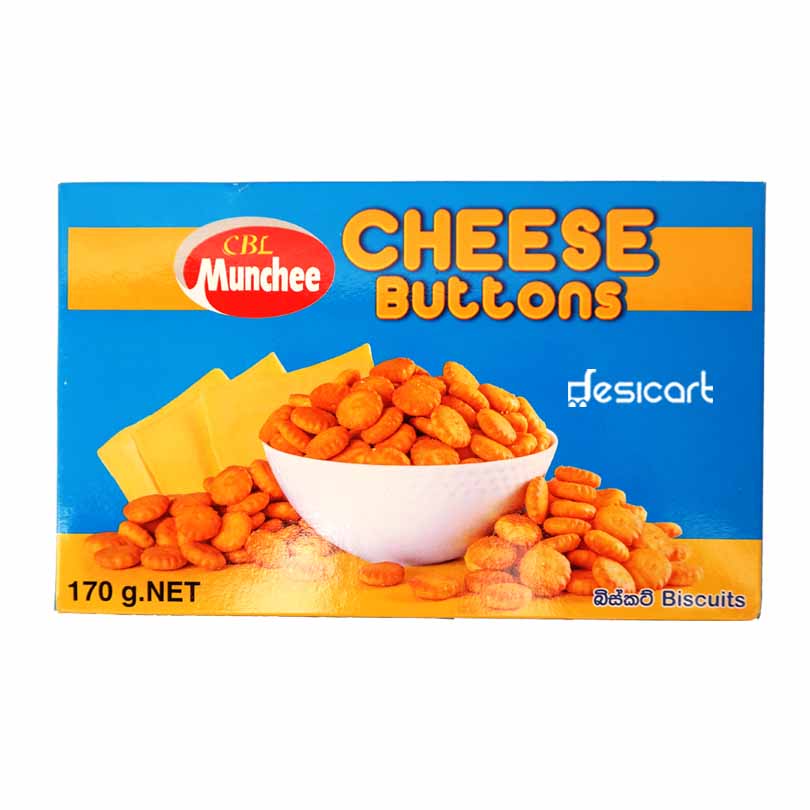 MUNCHEE CHEESE BUTTONS BISCUITS 170G
