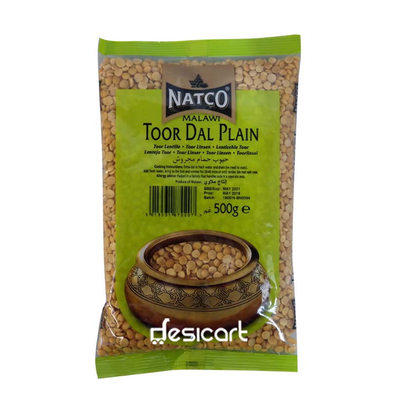 Natco Toor Dal Plain 500g