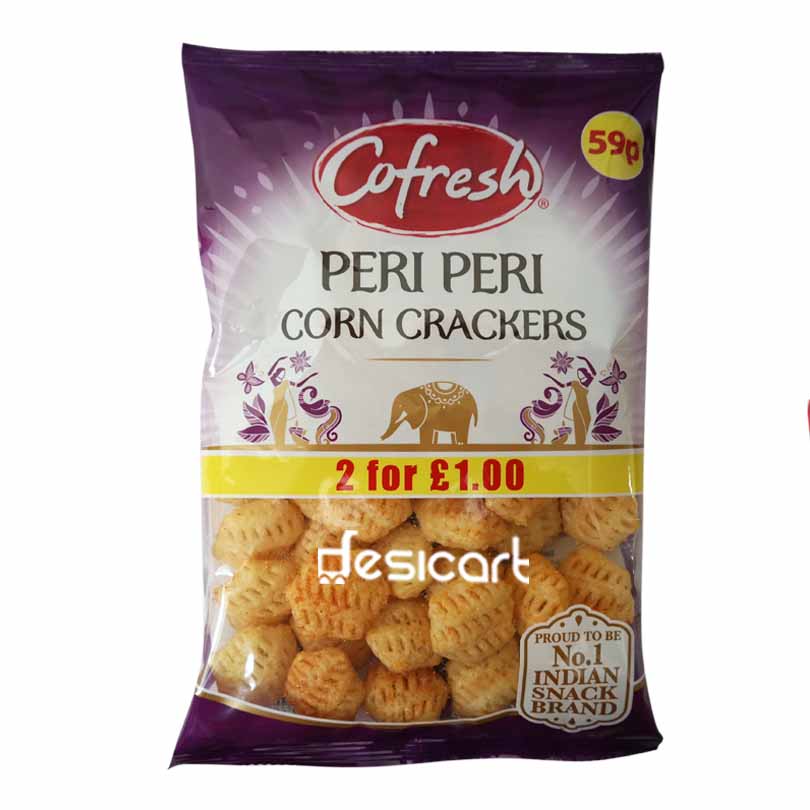COFRESH PERI PERI CORN CRACKERS 60G