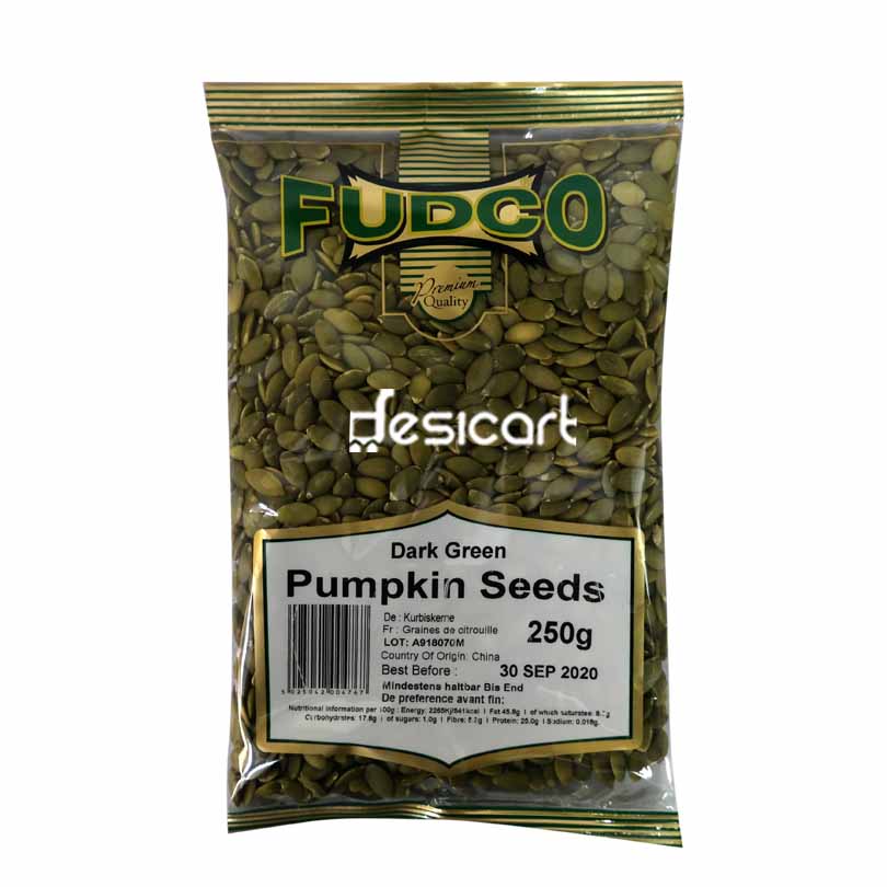 Fudco Pumpkin Seeds Dark Green 250g