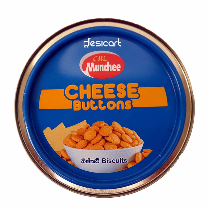 MUNCHEE CHEESE BUTTON TIN 215G
