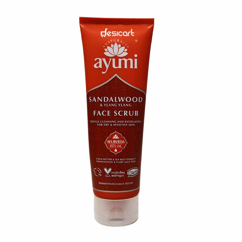 AYUMI SANDALWOOD FACE SCRUB 125ML