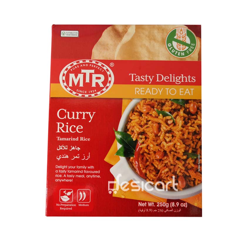 MTR CURRY RICE READY TO EAT 250G