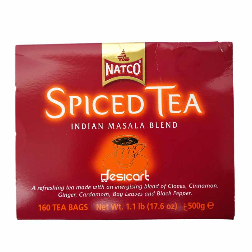 NATCO SPICED TEA 160'S 500G