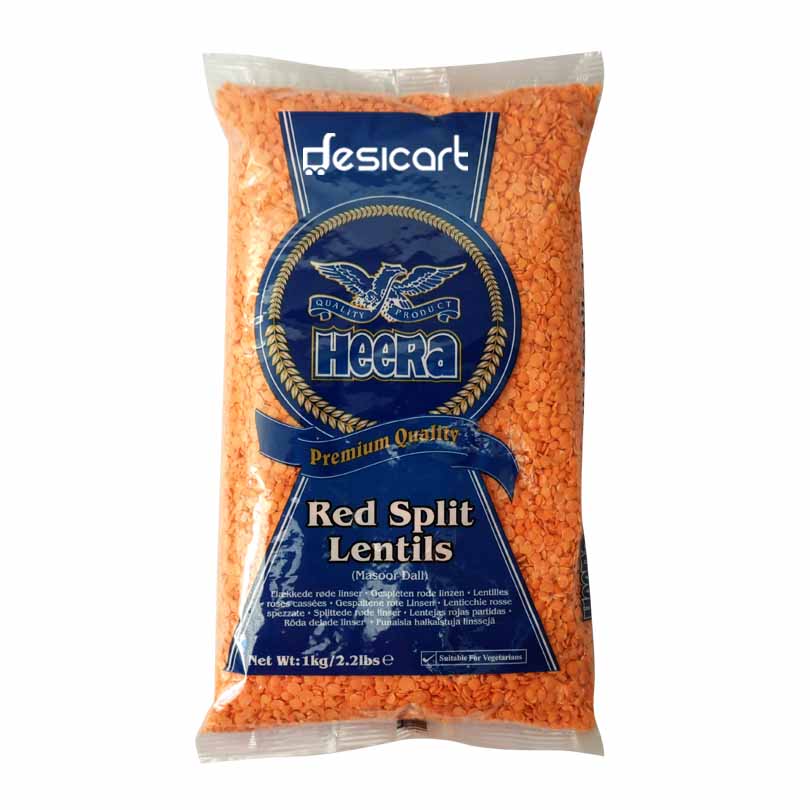 Heera Red Split Lentils 1kg