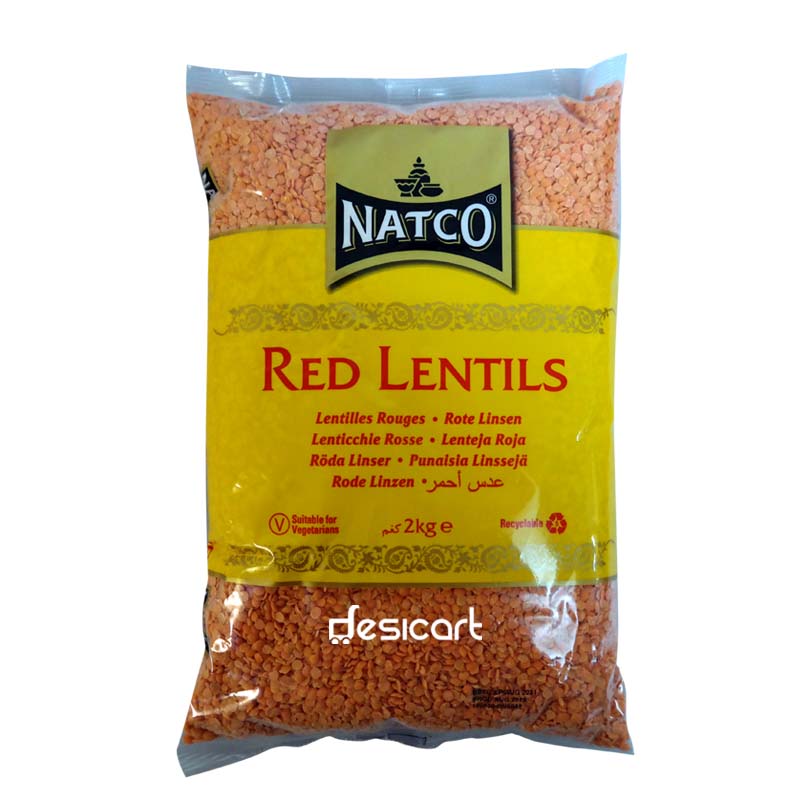 NATCO RED LENTILS 2KG