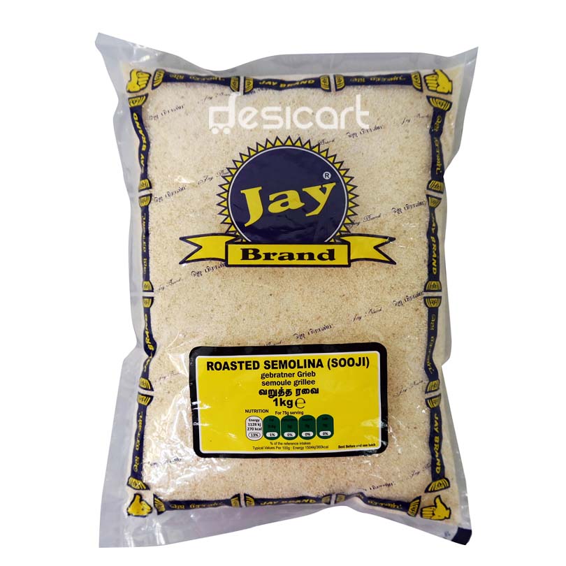Jay Brand Roasted Sooji 1kg