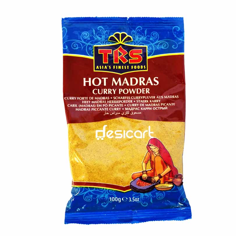 TRS HOT MADRAS CURRY POWDER 100G