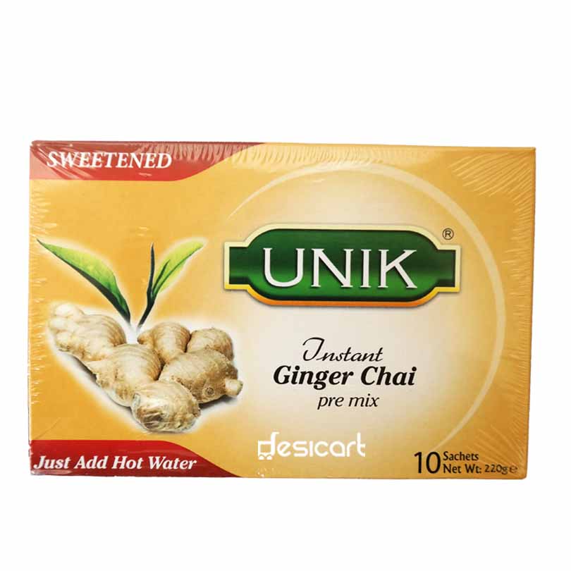 UNIK INSTANT GINGER TEA SWEET 220G