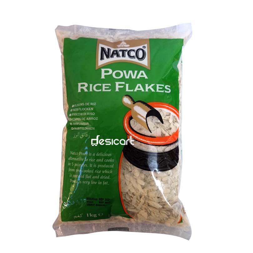 NATCO POWA MEDIUM RICE FLAKES 1KG